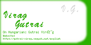 virag gutrai business card